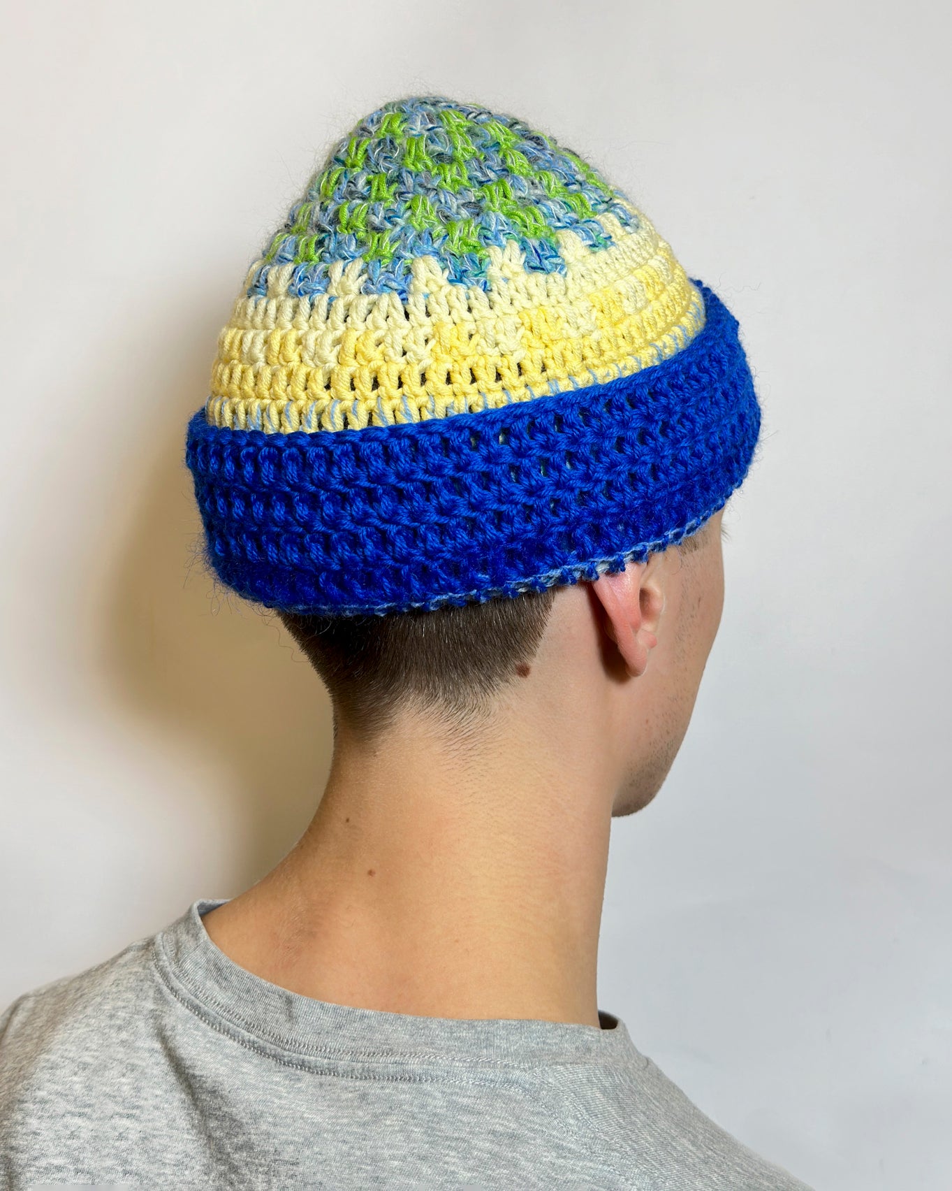 Chomnq Hand Crocheted Wool Beanie