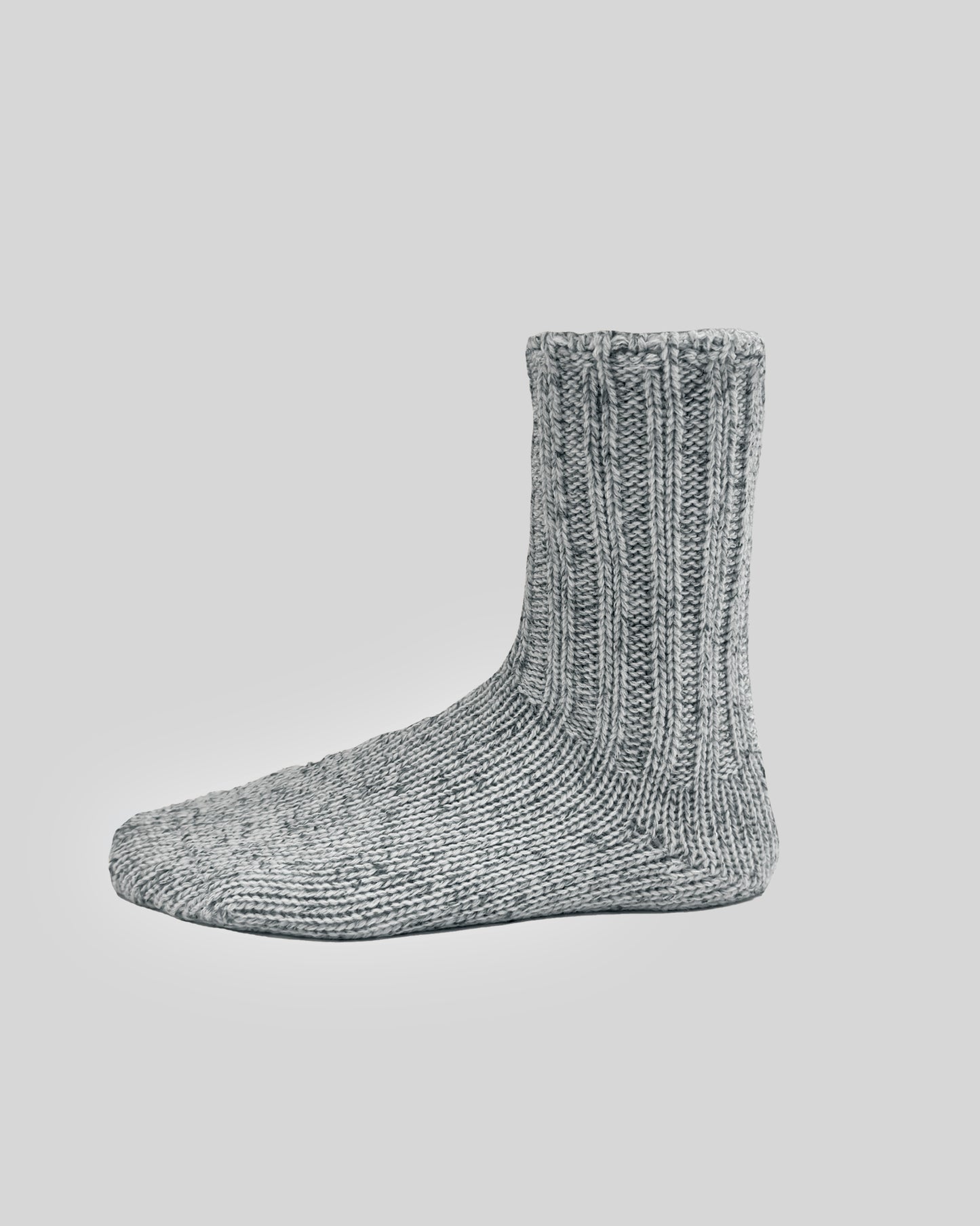 Grey Chateau Wool Melange Socks